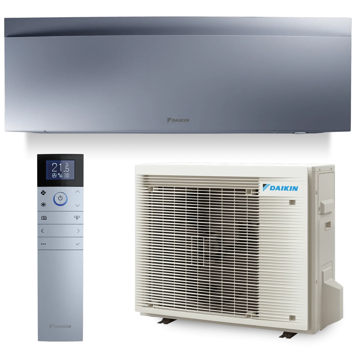 Aparat De Aer Condiționat Daikin Emura 3 Bluevolution FTXJ25AS+RXJ25A Inverter 9000 BTU SILVER